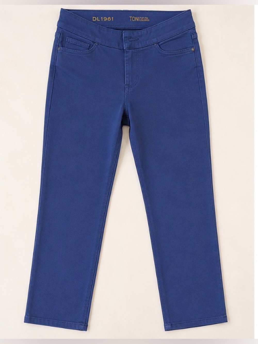 🆕 [DL1961] Toni Light Blue High-Rise Cropped Pants – Size 27